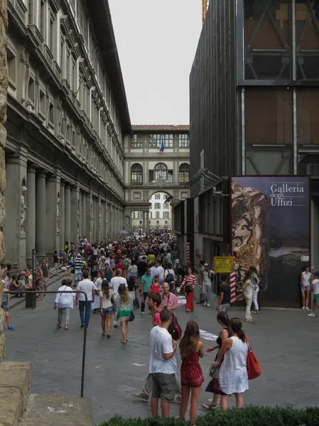 Gli Uffizi we Florencji — Zdjęcie stockowe