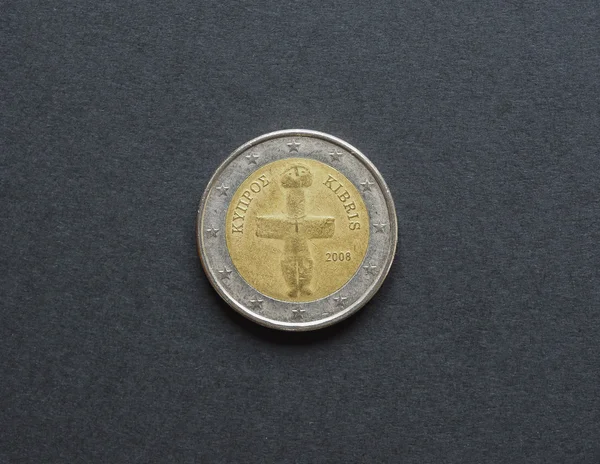 2 Euro Münze — Stockfoto