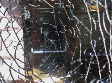 Kırık cam yüzey arka plan olarak yararlı