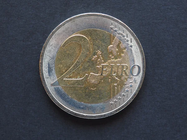 Монети Євро Eur Валюта Європейського Союзу — стокове фото