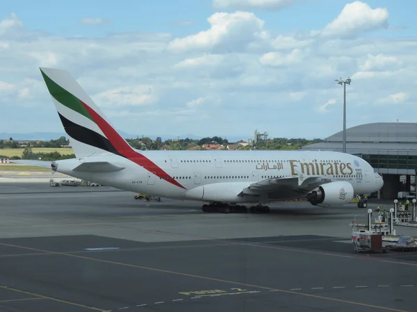 Praga República Checa Circa Julio 2016 Aviones Pasajeros Más Grandes —  Fotos de Stock