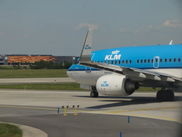 Prague Tsjechië Circa Juni 2016 Boeing 737 Van Het Klm — Stockfoto