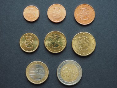 Finlandiya - sikke tüm aralığı Euro (Eur) sikke