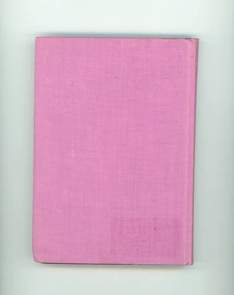 Libro Con Cubierta Rosa Útil Como Concepto Literatura Cultura — Foto de Stock