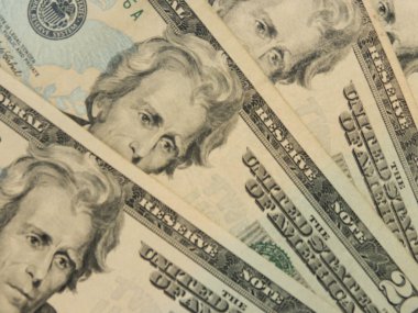 Yirmi dolarlık banknot para kavramı yararlı