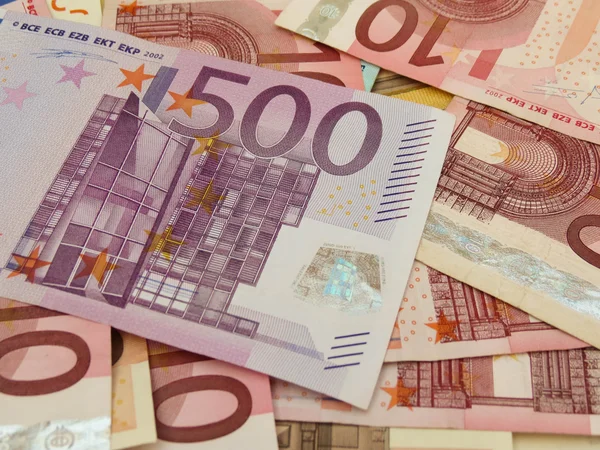 Eurobankbiljetten nuttig als achtergrond — Stockfoto
