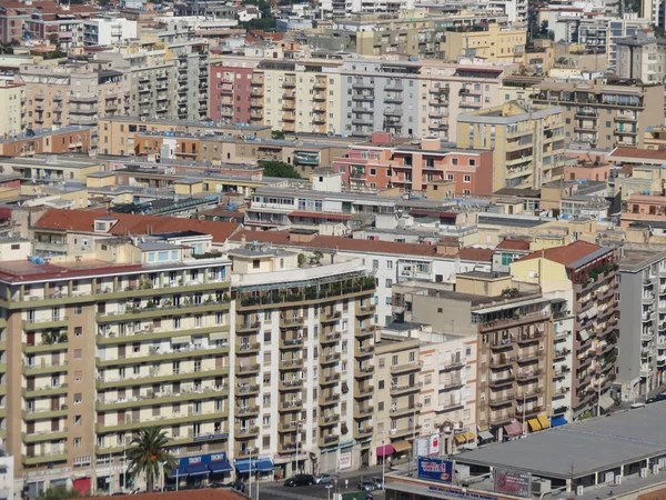 Cagliari Sardinien Hus Förort — Stockfoto