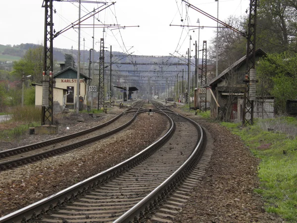 Demiryolu demiryolu parça — Stok fotoğraf
