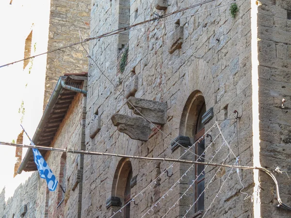 Volterra Italian Medieval Town View City Centre — Stock Photo, Image