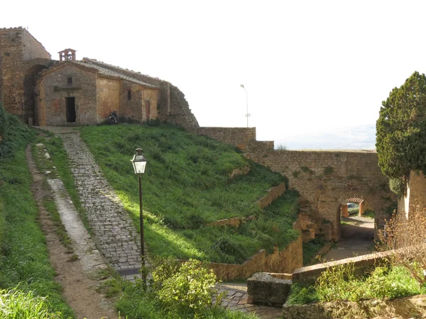 Volterra Ciudad Medieval Italiana Vista Del Centro Ciudad — Foto de Stock