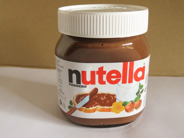 Tarro de Nutella —  Fotos de Stock