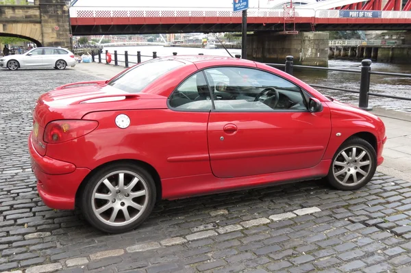 Red Peugeot 206 — Stock Photo, Image