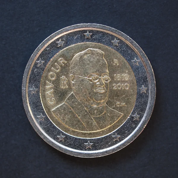 Κέρμα των 2 ευρώ από Ιταλία — Φωτογραφία Αρχείου