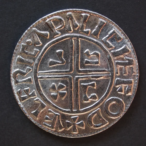 Viking Coin Replica Based Archaeological Findings — Stock Photo, Image