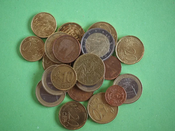 Moneda Euros Unión Europea — Foto de Stock