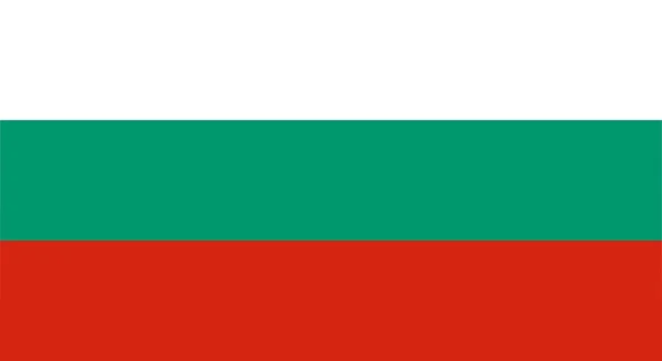 Болгарский Флаг Иконка Языка Изолированная Векторная Иллюстрация — стоковое фото