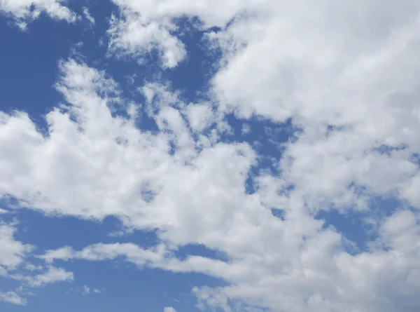 Błękitne Niebo Chmurą Zbliżenie — Zdjęcie stockowe