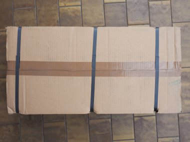 Oluklu karton doku arka plan olarak yararlı