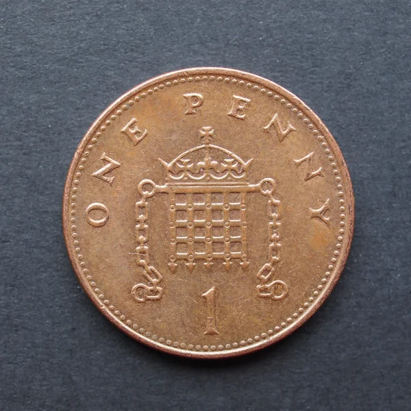 1 penny coin — Stock Photo, Image