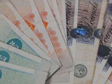 Lirası Not arka planı