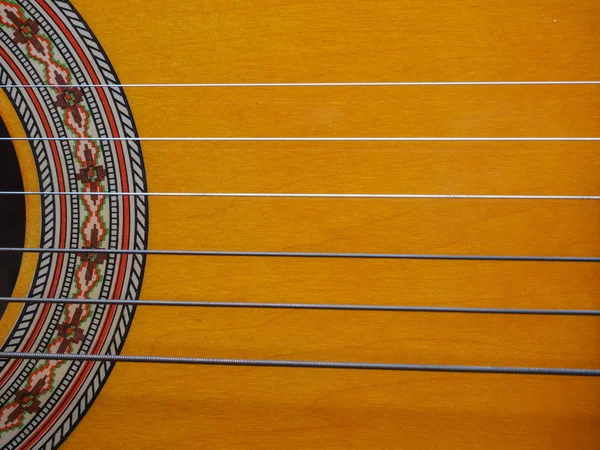 Détail Instrument Musique Pour Guitare Acoustique — Photo