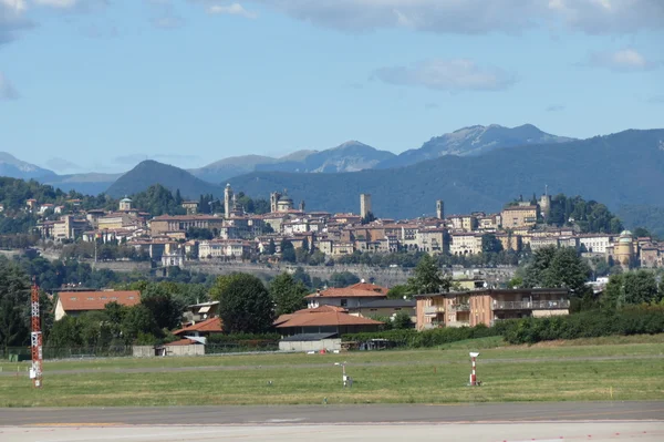 Panoramautsikt Över Staden Bergamo — Stockfoto