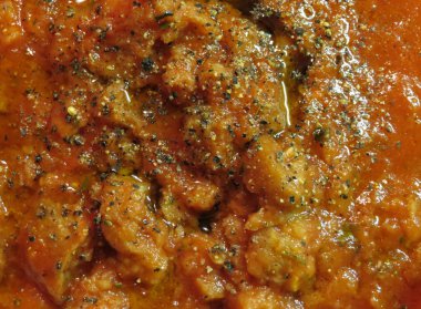 Pappa al pomodoro - geleneksel ekmek ve Floransa, Toskana domates çorbası