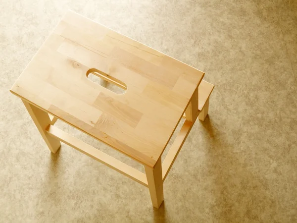 Beech Wood Board Step Stool — Stok fotoğraf