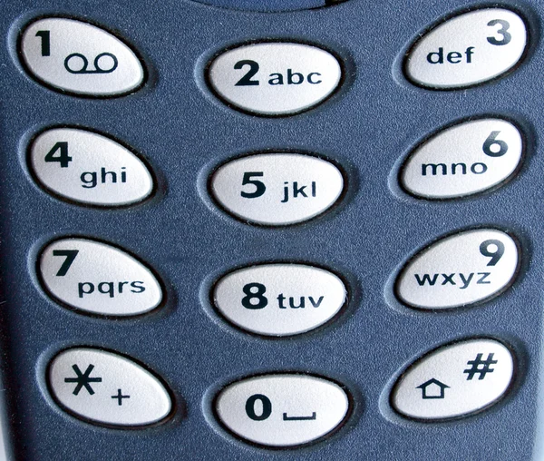 Detail Van Mobiele Telefoon Toetsenbord — Stockfoto