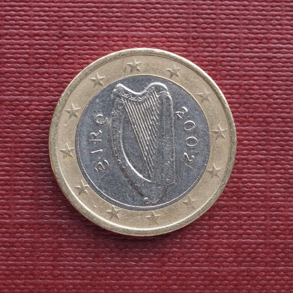 Moneta irlandese in euro — Foto Stock