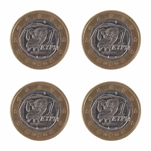 Монета Евро Греции — стоковое фото