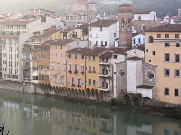 フィレンツェ イタリア中世の町 市民会館の眺め — ストック写真