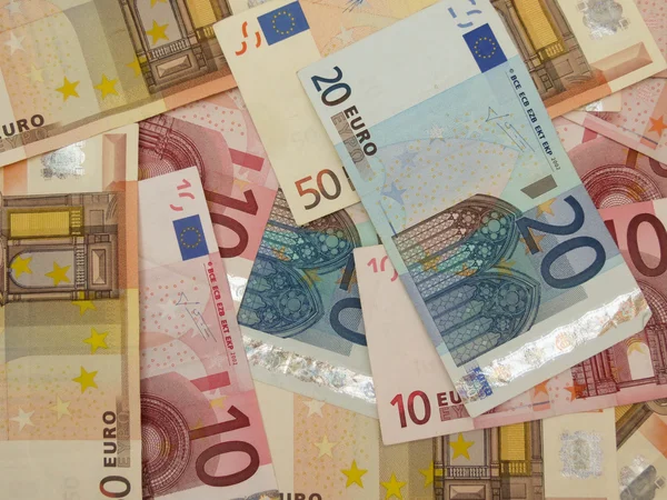 Billets Euros Eur Cours Légal Union Européenne — Photo