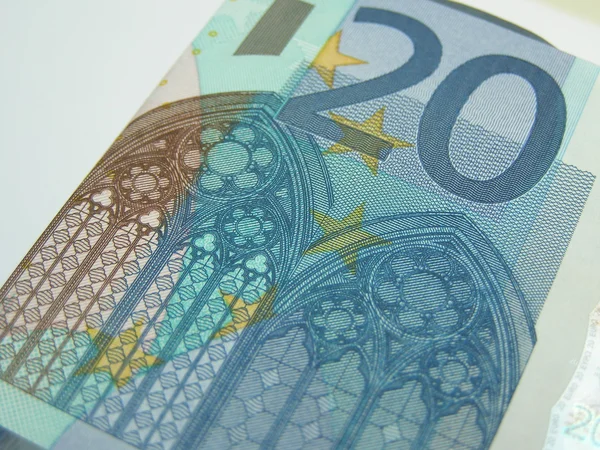 Billetes Euros Curso Legal Unión Europea —  Fotos de Stock