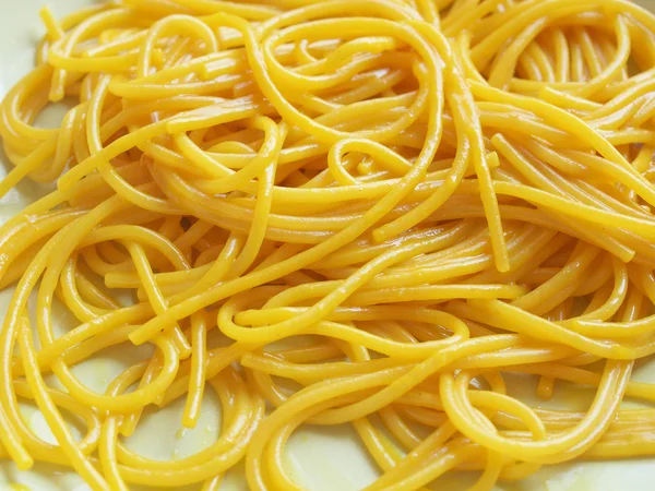 Saffran spaghetti — Stockfoto