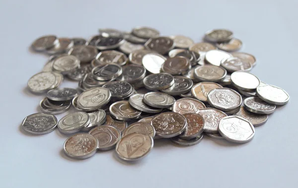 Moneda Checa Czk Monedas — Foto de Stock