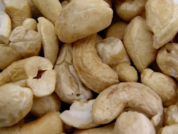 Rosted Cashew Nuts Food Background — Stock Photo, Image