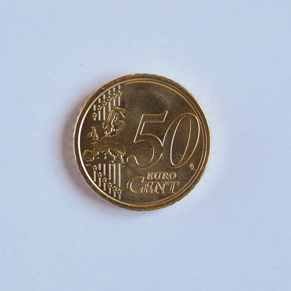 Euro Eur Cent Internationale Seite — Stockfoto