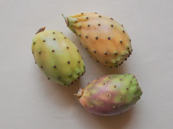 Opuntia Ficus Indica Utile Comme Concept Alimentation Saine — Photo