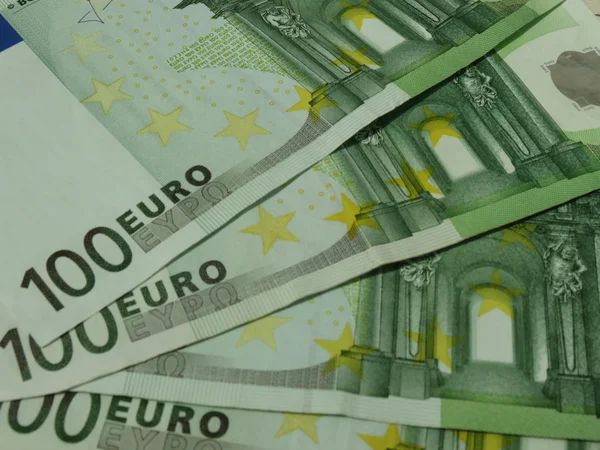 Billetes 100 Euros Eur Curso Legal Unión Europea —  Fotos de Stock