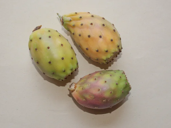 Opuntia Ficus Indica Sağlıklı Gıda Kavram Olarak Yararlı — Stok fotoğraf