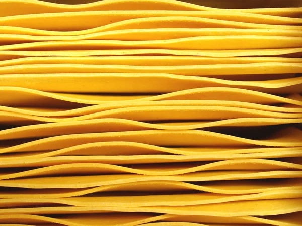 Pasta Lasaña Italiana Cruda Antes Cocinar —  Fotos de Stock