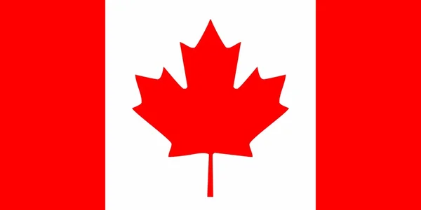 Canada Flag Icon Isolated Illustration — Stock Photo, Image