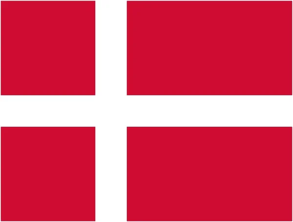 Danimarca Icona Della Bandiera Della Lingua Illustrazione Isolata — Foto Stock