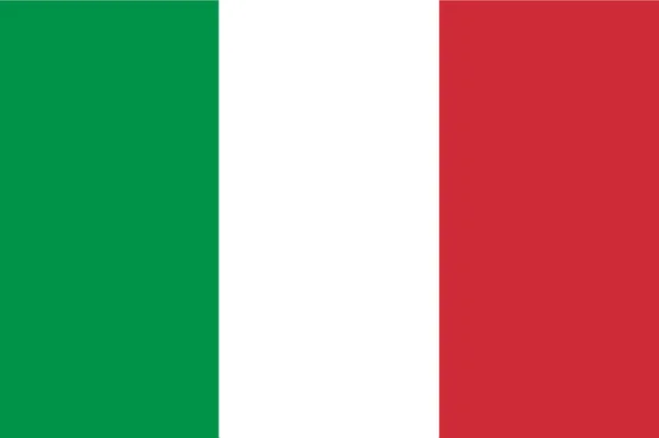 Bandera Italiana Icono Del Idioma Ilustración Aislada — Foto de Stock