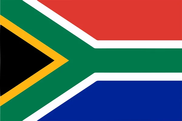 Νότια Αφρική Εικονίδιο Σημαίας Απομονωμένο Εικονογράφηση — Φωτογραφία Αρχείου