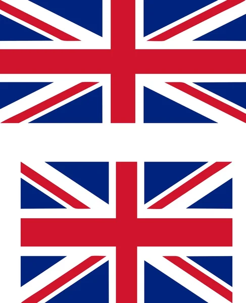 Großbritannien Flagge offiziellen Anteil und Standard internationalen Proportionen — Stockvektor