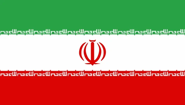 Iranische Flagge Und Sprachsymbol Isolierte Vektorillustration — Stockvektor