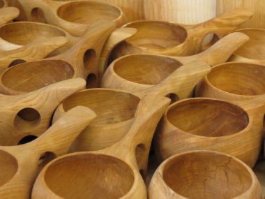 Finlandiya'dan ahşap bardak