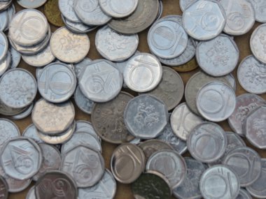 Çek korunas Czk (Çek Cumhuriyeti Resmi İhale) paralar - küçük bir değişiklik (10h ve 20h) Şimdi geri